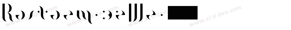 Rastazm-37Wz字体转换