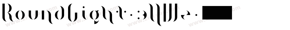 RoundLight-3YWz字体转换