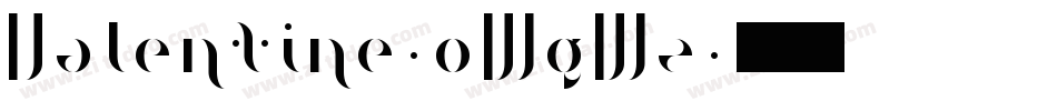 Valentine-0WgWz字体转换