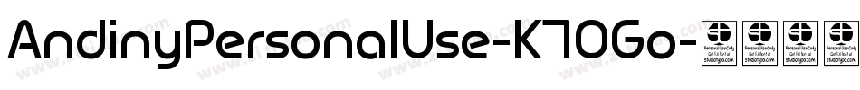 AndinyPersonalUse-K7OGo字体转换 AndinyPersonalUse-K7OGo字体转换