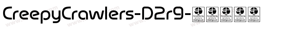 CreepyCrawlers-D2r9字体转换