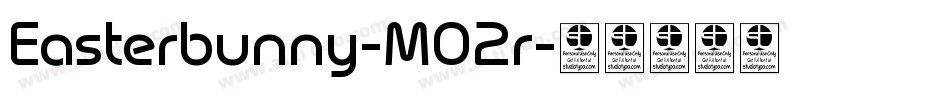 Easterbunny-MO2r字体转换