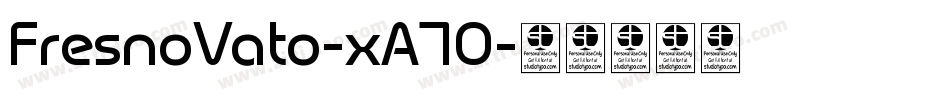FresnoVato-xA7O字体转换