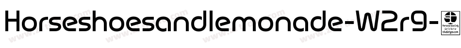 Horseshoesandlemonade-W2r9字体转换