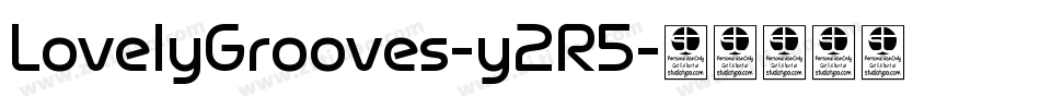 LovelyGrooves-y2R5字体转换 LovelyGrooves-y2R5字体转换