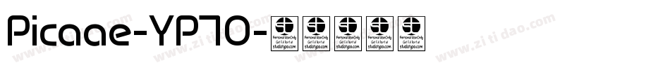 Picaae-YP7O字体转换