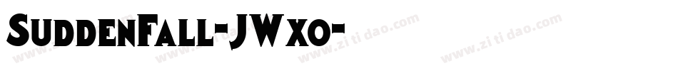SuddenFall-JWxo字体转换