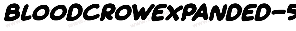 BloodCrowExpanded-5JmV字体转换