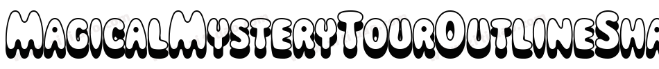 MagicalMysteryTourOutlineShadow-JGgn字体转换