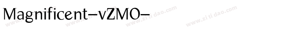 Magnificent-vZMO字体转换