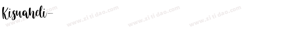 Kisuaheli字体转换