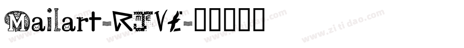 Mailart-RJVE字体转换