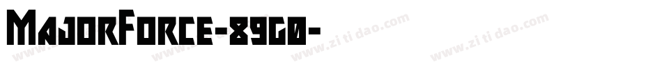 MajorForce-89g0字体转换