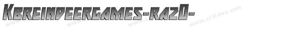 Kbreindeergames-ra2O字体转换 Kbreindeergames-ra2O字体转换