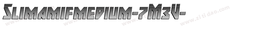 Slimamifmedium-7M3V字体转换