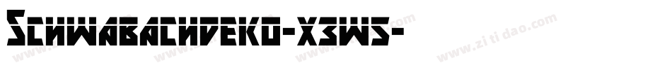 Schwabachdeko-x3w5字体转换