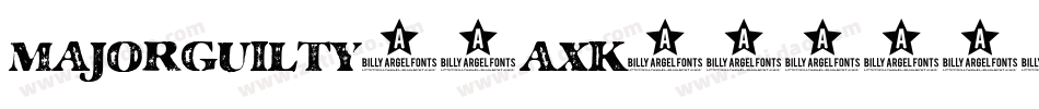 MajorGuilty-7AxK字体转换