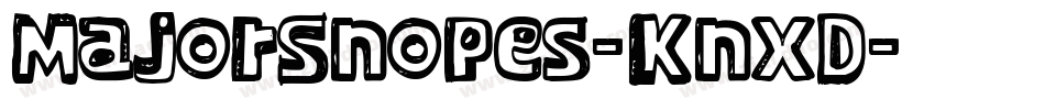 MajorSnopes-KnxD字体转换