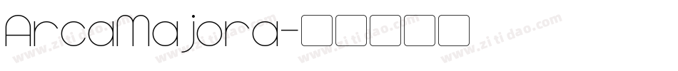 ArcaMajora字体转换