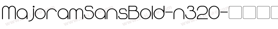 MajoramSansBold-n320字体转换