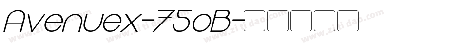 Avenuex-75oB字体转换