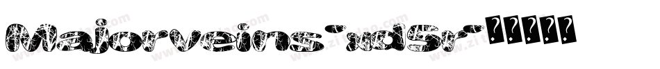 Majorveins-xd5r字体转换 Majorveins-xd5r字体转换