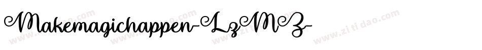Makemagichappen-LzMZ字体转换