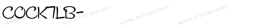 COCKTLB字体转换