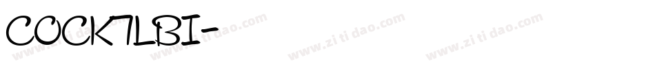 COCKTLBI字体转换