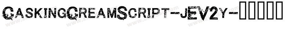 CaskingCreamScript-jEV2y字体转换