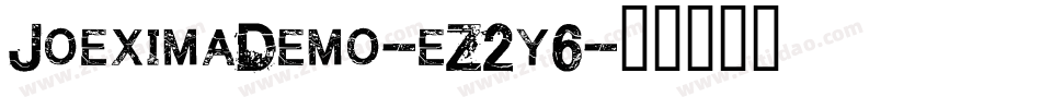 JoeximaDemo-eZ2y6字体转换
