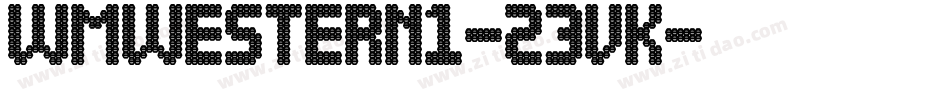 Wmwestern1-23VK字体转换