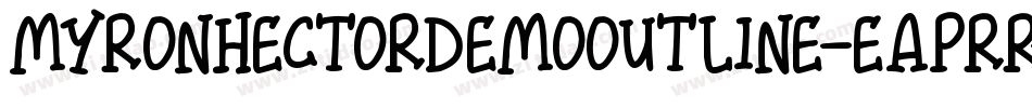 MyronHectorDemoOutline-EapRr字体转换