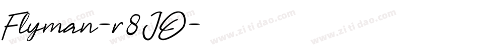 Flyman-r8JO字体转换