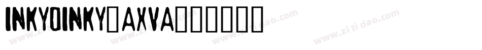 Inkydinky-axVa字体转换