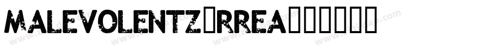 MalevolentZ-rReA字体转换