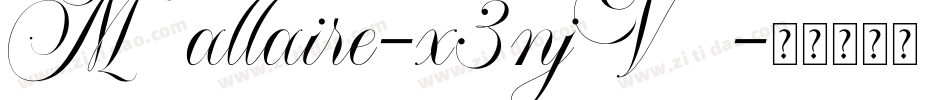 Mallaire-x3njV字体转换