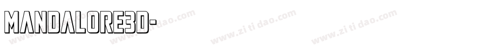 mandalore3d字体转换
