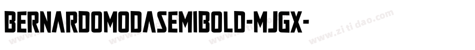 Bernardomodasemibold-mJGx字体转换