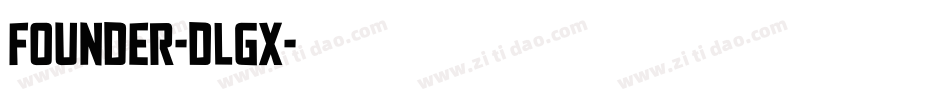 Founder-dLGx字体转换