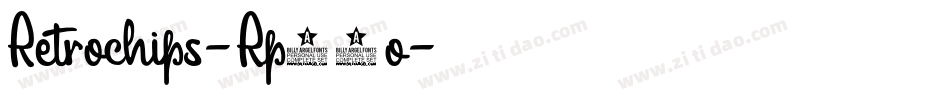 Retrochips-Rp01o字体转换