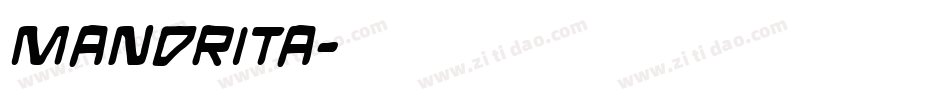 Mandrita字体转换