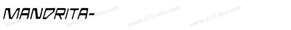 Mandrita字体转换