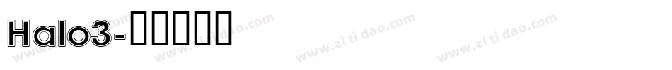 Halo3字体转换