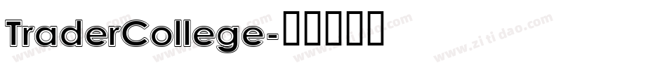 TraderCollege字体转换