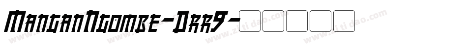 ManganNgombe-Drr9字体转换