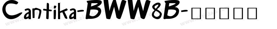 Cantika-BWW8B字体转换