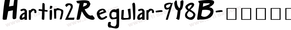 Hartin2Regular-9Y8B字体转换