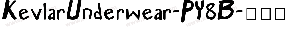 KevlarUnderwear-PY8B字体转换