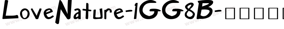 LoveNature-1GG8B字体转换